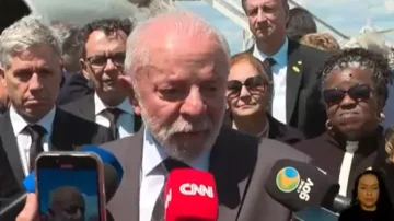 Entrevista do presidente Lula após o funeral do Papa Francisco em Roma